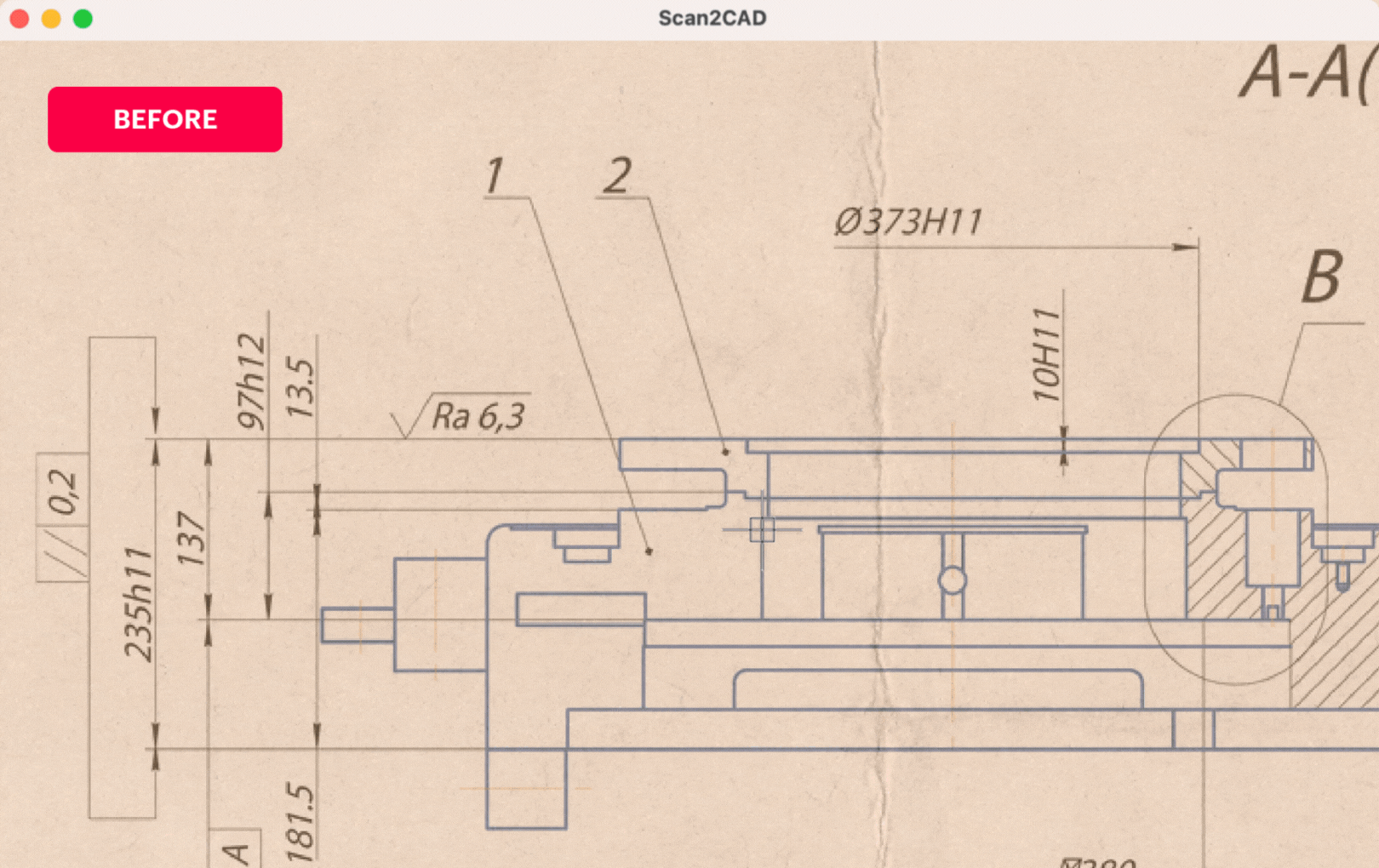 gif with architectural technical drawings