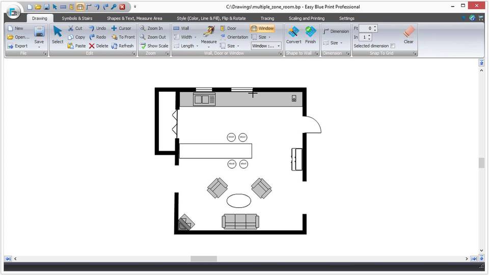 Easy Blue Print software screenshot