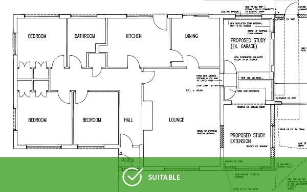 Floorplan - Good image for vector conversion