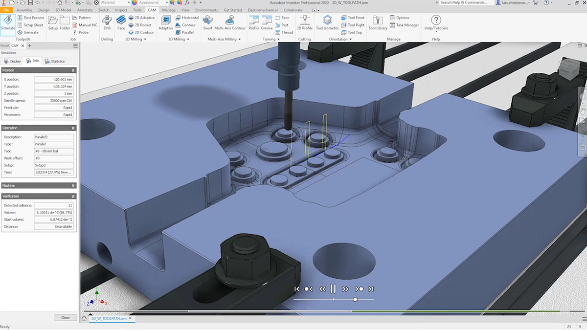 Inventor Cam screenshot