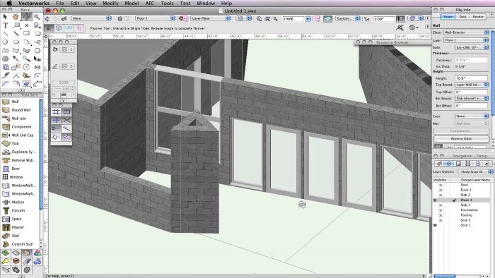 Screenshot of Vectorworks Architect