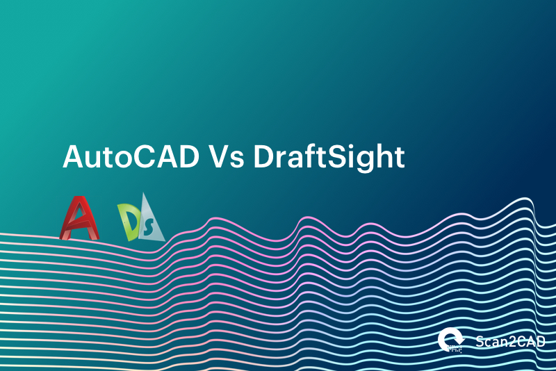 Waves on gradient background - AutoCAD vs DraftSight
