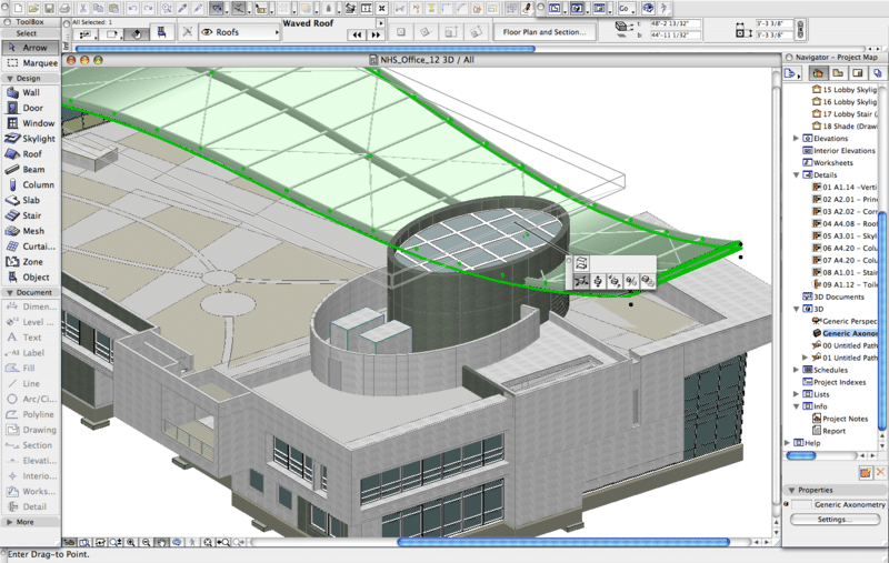Screenshot of ArchiCAD