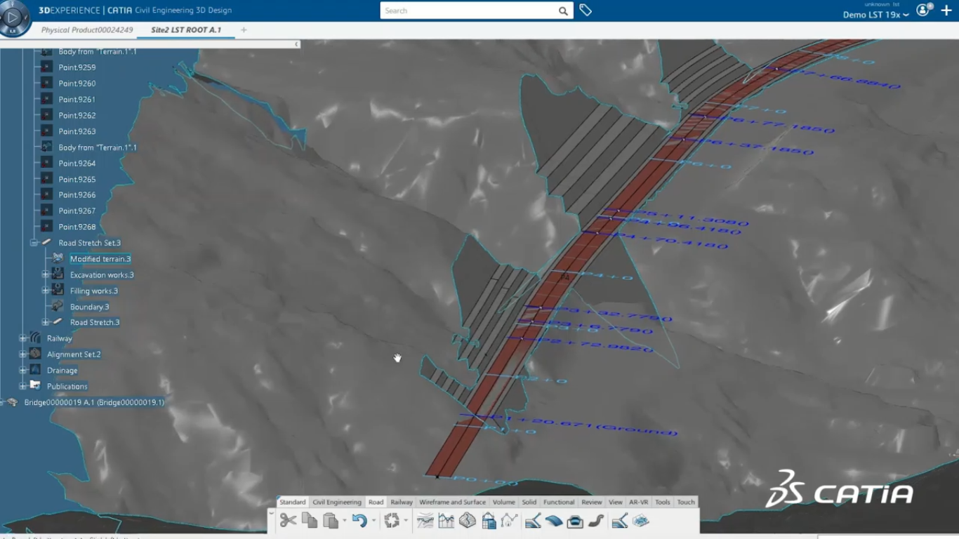 Civil works in CATIA
