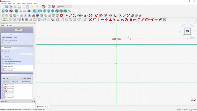FreeCAD User Interface