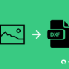 Convert image to dxf - Image icon, dxf file icon