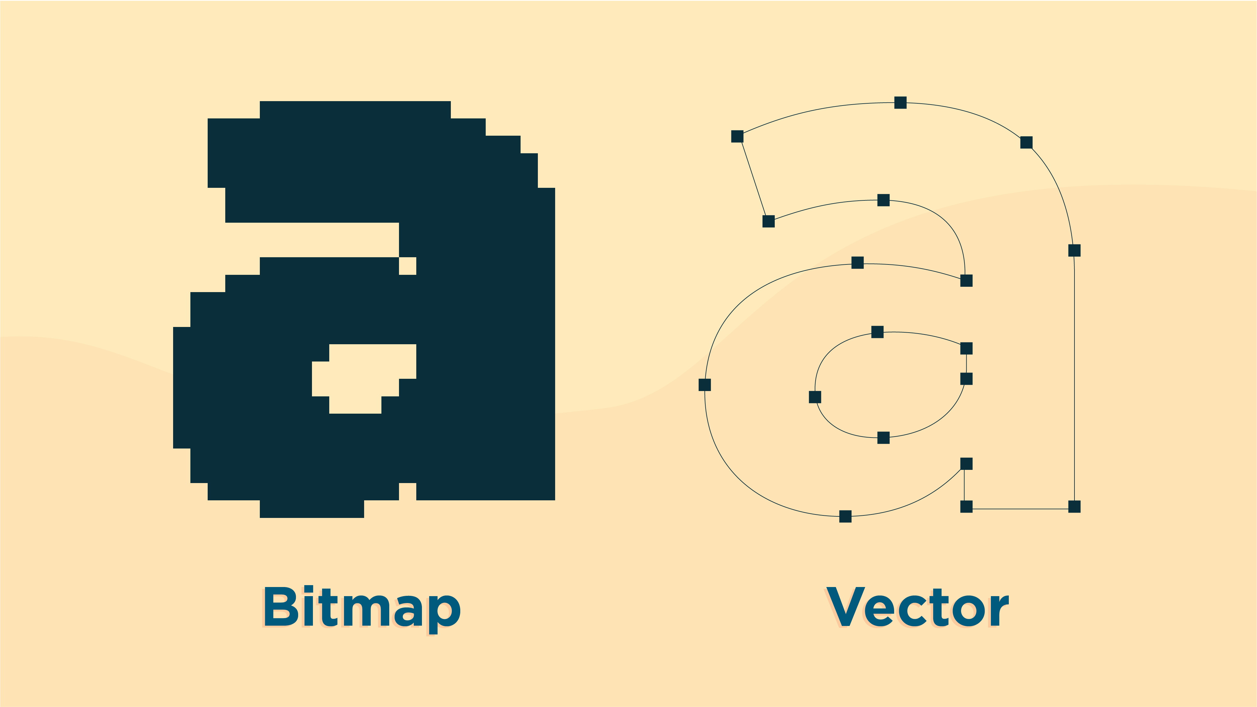 Raster text and exploded vector text