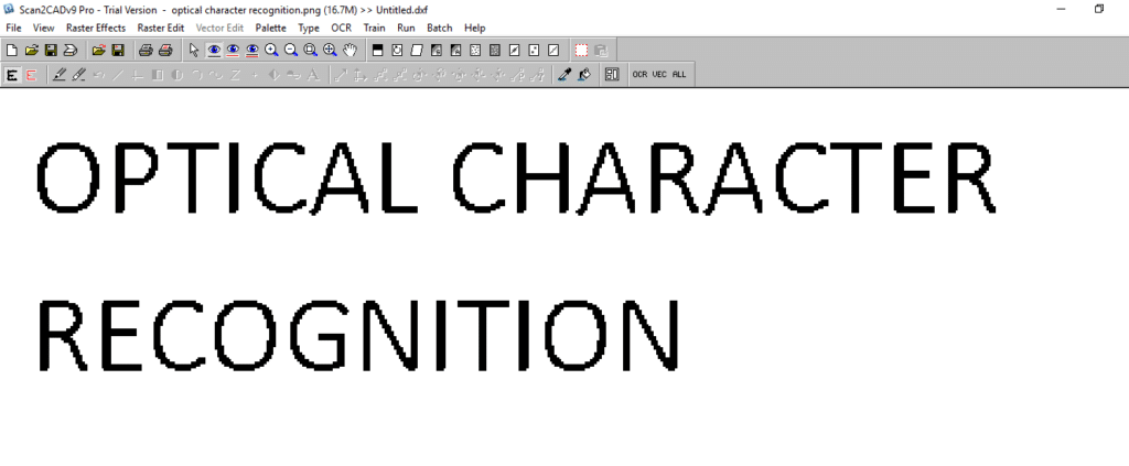 example of ocr text in scan2cad