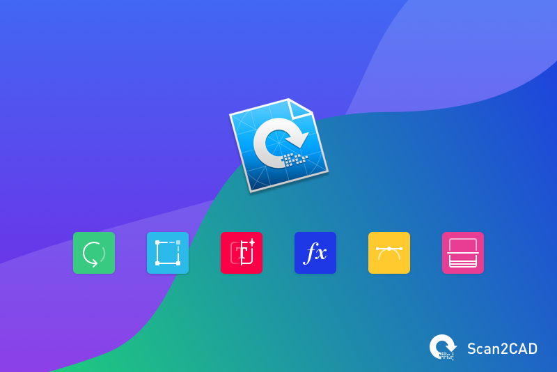 Scan2CAD application icon and features icons
