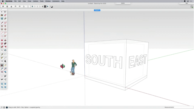 SketchUp Pro User Interface
