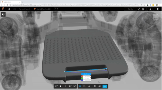 Web-Based Fusion 360 User Interface