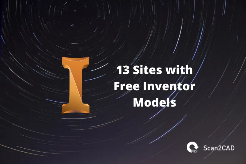 Inventor logo, Scan2CAD logo,