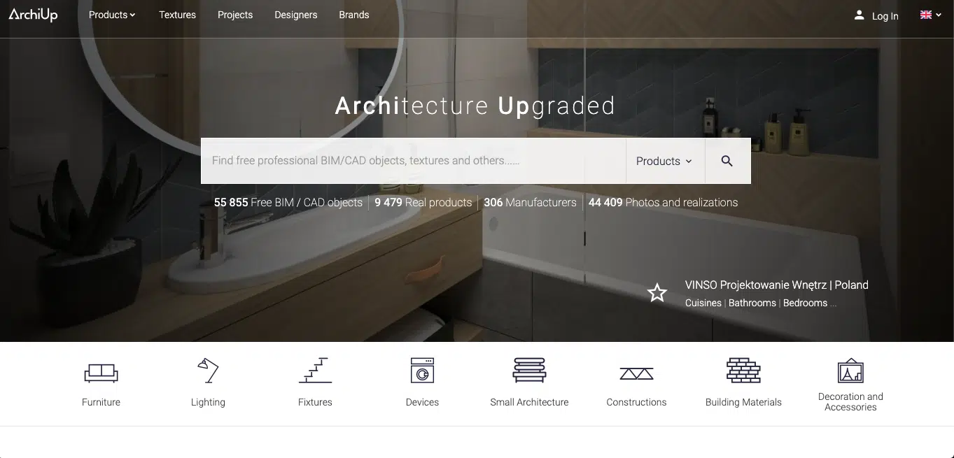 ArchiUp website screenshot