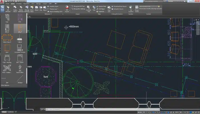 Screenshot of AutoCAD LT