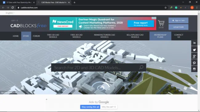 CADblocksfree homepage