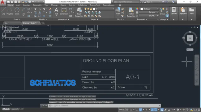 Black and white converted text objects