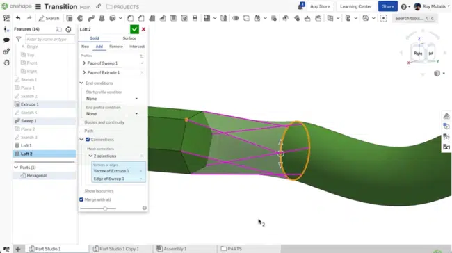 Onshape User Interface