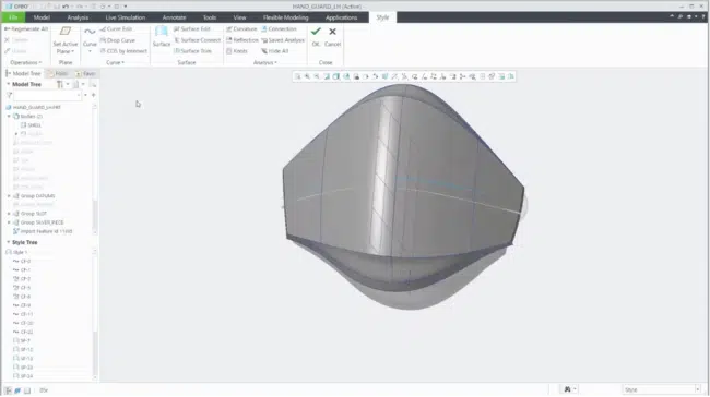 PTC Creo User Interface