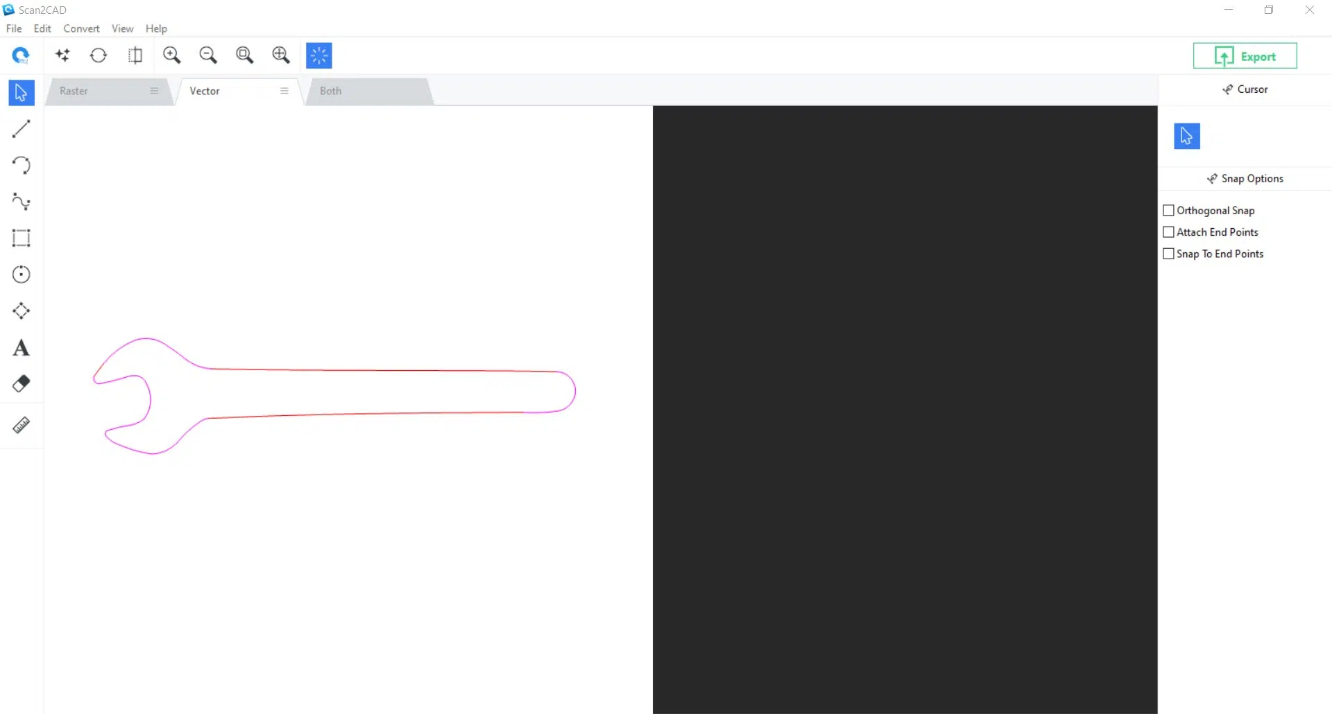 Vectorized spanner on Scan2CAD