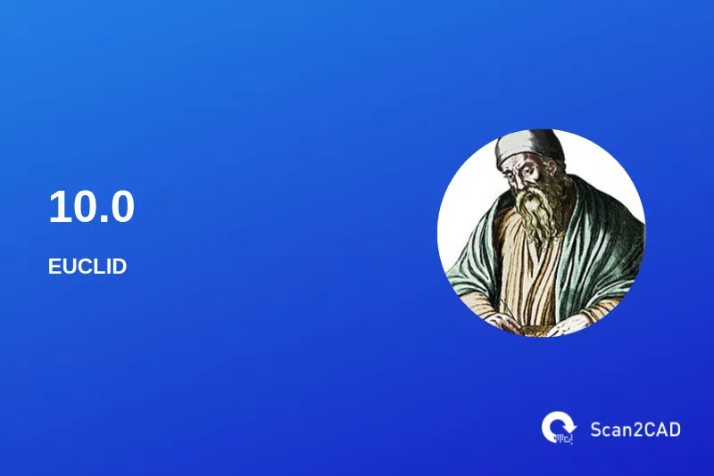 Scan2CAD version 10.0 - Euclid. Illustration of Euclid