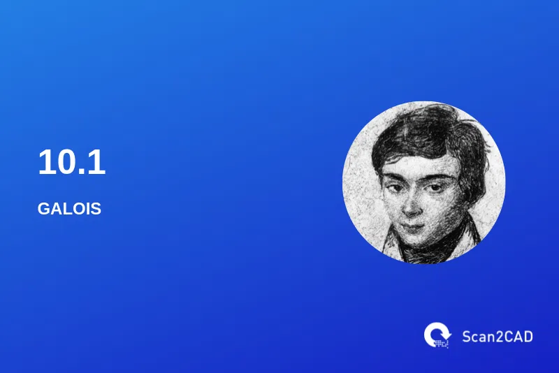 Scan2CAD version 10.1 - Galois. Illustration of Galois