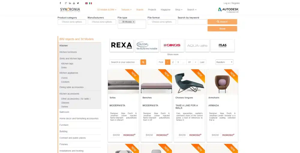 Screenshot of Syncronia