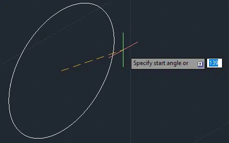 Start Angle in AutoCAD